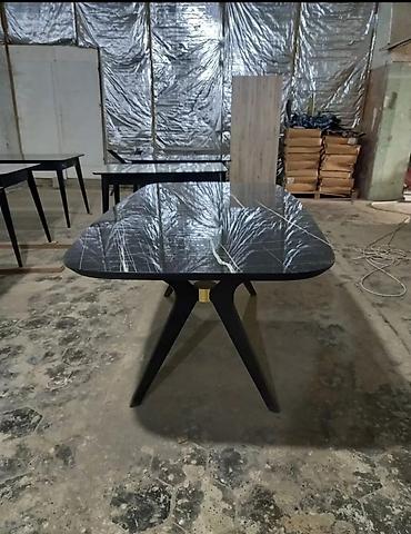 Masalar: Mərmər üstlü yemək masaları - Dizayn: Minimalist və modern xətlər — 4