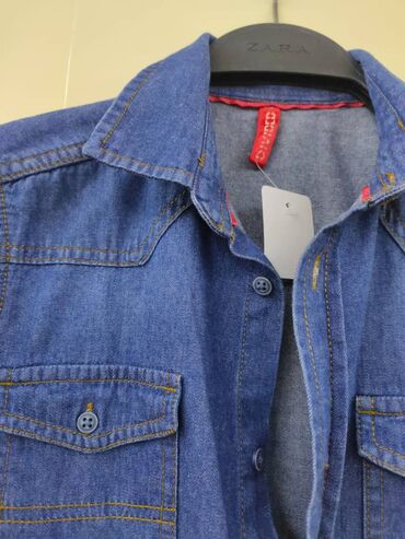 cins koynek: H&M cins rubaska keyfiyetlidi uzunqol. 9-10 yas yenidir birkasi