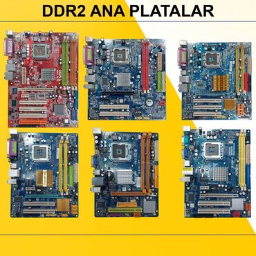 komputer core 2 duo: Ana Platası DDR2 Ana Platalar, İşlənmiş