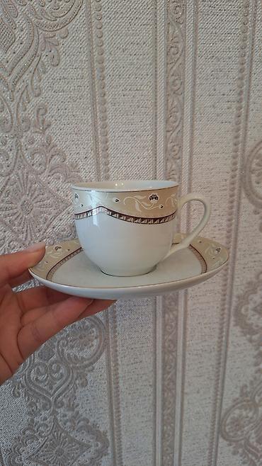 Qab-qacaq və mətbəx ləvazimatları: Çay dəsti, rəng - Ağ, Farfor, 12 nəfərlik — 4
