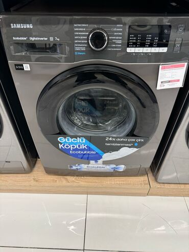 Paltaryuyan maşınlar: Paltaryuyan maşın Samsung, 7 kq, Yeni, Avtomat, Qurutma var, Kredit yoxdur, Pulsuz çatdırılma