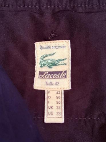 bootcut jeans: Брюки Lacoste, тёмно‑синие (navy). - Материал: 100% хлопок (ярлык на — 3