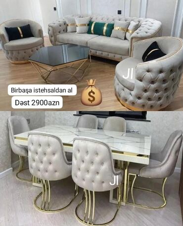 Divanlar: Yeni, Masa və oturacaqlar, Divan