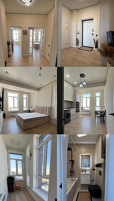 1 комнат квартиры тунгуч: 1 комната, 46 м², Тунгуч мкр Элитка, 12 этаж, Дизайнерский ремонт — 1