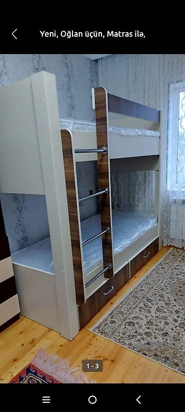 Oğlan və qız üçün, Yeni, Çarpayı, Matras ilə, Siyirməli, Laminat lalafo.az -da — 3 Oğlan və qız üçün, Yeni, Çarpayı, Matras ilə, Siyirməli, Laminat — 3