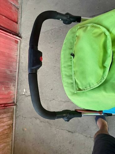 Коляски: Коляска, цвет - Серебристый, Б/у — 5