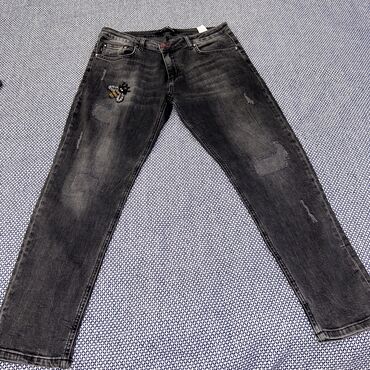 джинсы h m: Джинсы M (EU 38), цвет - Черный