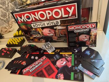 Qazanlar: Monopoly: Böyük Hiylə – stolüstü strateji oyun seti Xüsusiyyətlər: -