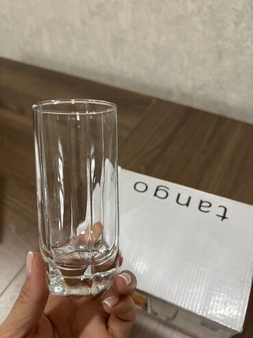 стаканы для холодных напитков: Б/у стаканы 5 шт (одного стакана не хватает) Paśabahçe стекло