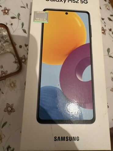 211 sim nomreler: Samsung Galaxy M52, 128 GB, rəng - Ağ, İki sim kartlı