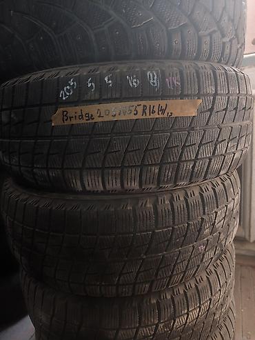 argb controller: Шины 205 / 55 / R 16, Зима, Б/у, Комплект, Легковые, Япония, Bridgestone — 3
