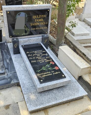 Başqa xidmətlər: Xüsusi zövq ve isteyü görə mezar daşlarının hazırlanması çatdırMssı — 8