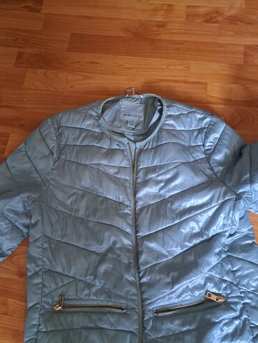 Ostale jakne, kaputi, prsluci: Zenska jakna štepana za prelazni period.Metalik svetlo tirkizna, nova na lalafo.rs — 8 Ostale jakne, kaputi, prsluci: Zenska jakna štepana za prelazni period.Metalik svetlo tirkizna, nova — 8