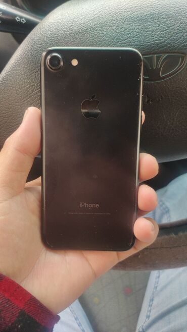 чехол для айфон 8: IPhone 7, Б/у, 128 ГБ, Черный, Наушники, Зарядное устройство, Защитное стекло, 100 %