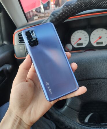 aifon 10: Xiaomi, Redmi Note 10, Б/у, 128 ГБ, цвет - Синий, 2 SIM