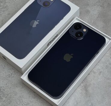 айфон 13 ош: IPhone 13, Б/у, 128 ГБ, Midnight, Коробка, 81 %