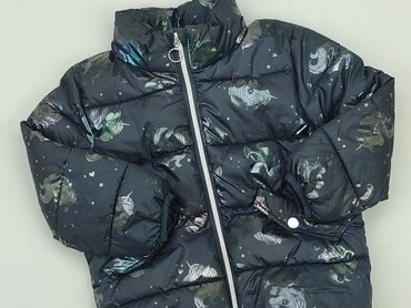 zimowa kurtka dla chłopca: Children's down jacket H&M, 4-5 years, Synthetic fabric, condition - Very good