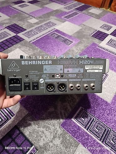 процесс: Продам Микшерный пульт Behringer XENYX X1204USB с USB-аудиоинтерфейсом — 2
