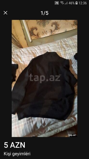 фатзорб в железной упаковке: Kişi geyimləri dəsti - Qara rəngli uzunqol sviter/jemper – nazik