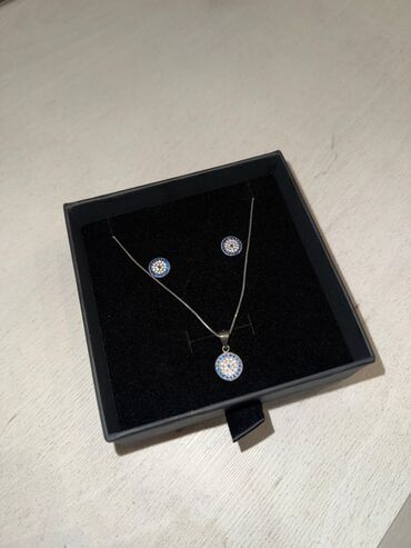 золотой браслет бу: Набор украшений, Проба 925, Женские, Б/у