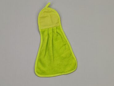 Textile: PL - Towel 35 x 22, color - Green, condition - Good