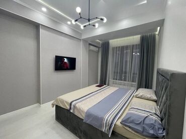 алтын казык ж м: 1 бөлмө, 46 кв. м, Элитка, 11 кабат, Дизайнердик ремонт