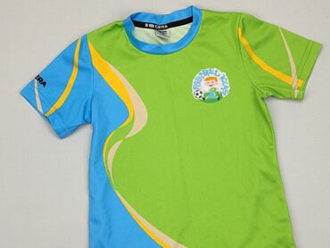 zielona koszulka: Футболка, 5-6 р., 110-116 см, стан - Хороший