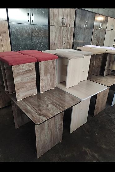 Кухонные столы и стулья: Кухонный стол и стул, Новый — 2