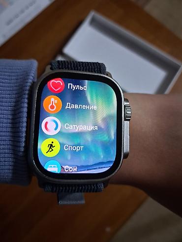 Башка акылдуу сааттар: Смарт часы HK 9 ULTRA 2 (реплика Apple Watch Ultra 2) - Измерение — 7