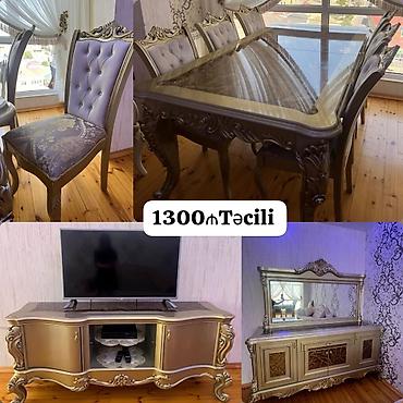 mega mebel: Endirim olundu 🛑🛑Qonaq dəsti satılır 1300₼. İdeal vəziyyətdə. Baha — 1