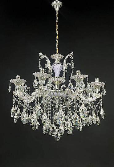 Ev üçün dekor: Çılçıraq, 8 lampa, Xrustal — 1