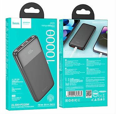 typ c: J121 Fast, портативный аккумулятор, 10000mAh, один Type-C вход, два — 8