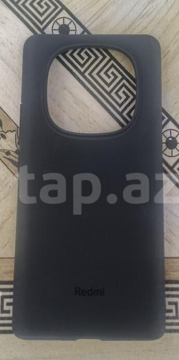 telefon satlsl: Məhsul: Redmi üçün silikon telefon qabı - Rəng: qara - Material — 1