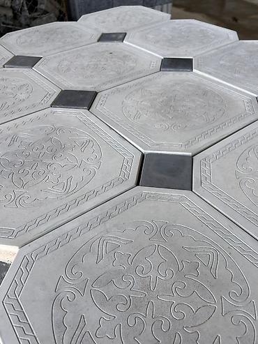 Тротуарная плитка: Евро брусчатка 
Мраморная брусчатка
Кремль
Уч-Таш
Беш-Таш
Листопад — 6