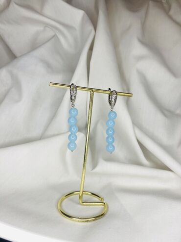 Bijuteriya dəstləri: Qadın bijuteriyası – təbii daşlı qolbaqlar və boyunbağılar seti - — 8