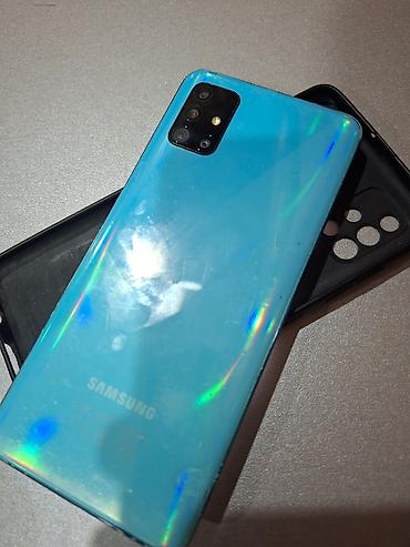 samsung es: Samsung Galaxy A51, 128 GB, rəng - Mavi, Barmaq izi — 3