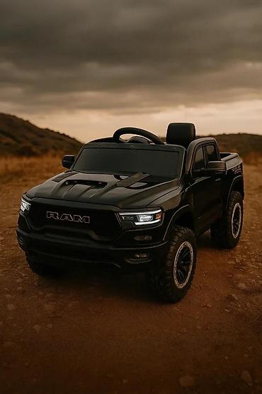 Dečiji električni automobili: Električni dečiji automobil RAM – licencirani mini pick-up 4x4 - — 2