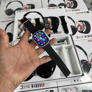 apple wath: Умные часы + наушники 2в1! Модель P9 Ultra 2! Отличный подарок!🎁 В — 4