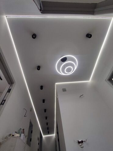 Натяжной потолок: Натяжной потолок Глянцевое, Матовое, 3D потолки Бесплатный замер, Гарантия, Монтаж — 12