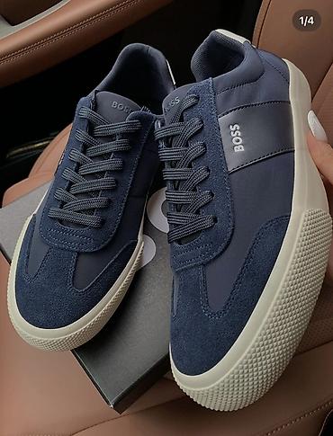 saat boss: HUGO BOSS kişi krossovkası (41-42razmer) Yenidir, Istifadə olunmayıb — 1