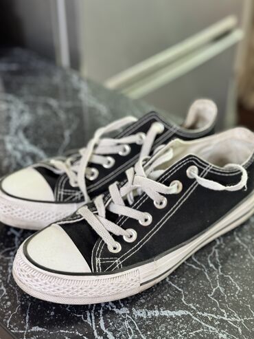 Мокасины и лоферы: Лоферы, 38, Converse, Б/у, цвет - Черный, Самовывоз