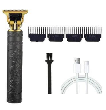 Şəxsi qulluq: Metall gövdəli, naxışlı professional trimmer seti Xüsusiyyətlər: -