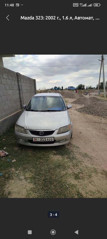 Mazda: Mazda 323: 2002 г., 1.6 л, Автомат, Бензин, Хэтчбэк