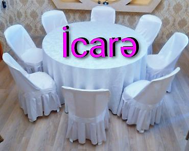 İcarə – dairəvi masa və oturacaqlar kirayəsi Tədbirlər, şənliklər və lalafo.az -da İcarə – dairəvi masa və oturacaqlar kirayəsi Tədbirlər, şənliklər və