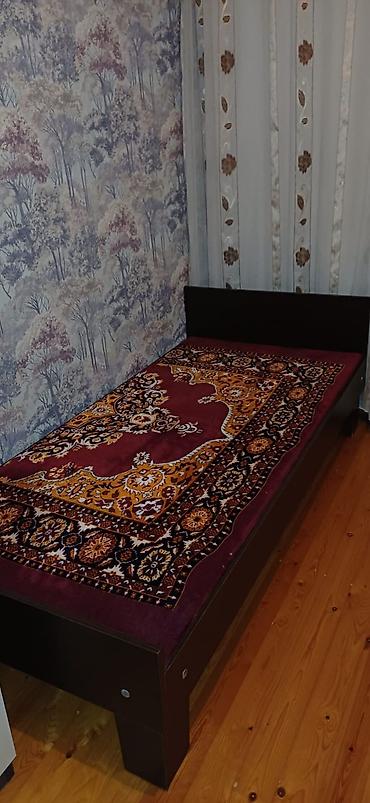 taxt carpayi: İşlənmiş, Təknəfərlik çarpayı, Bazalı, Matrassız, Siyirməsiz — 1