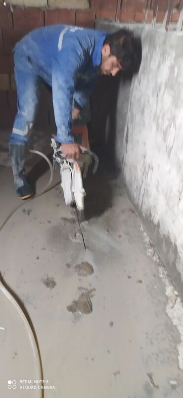Beton işləri: Beton kesme kəsmə beton kəsimi kesimi karotçu - Beton kəsmə deşmə — 9