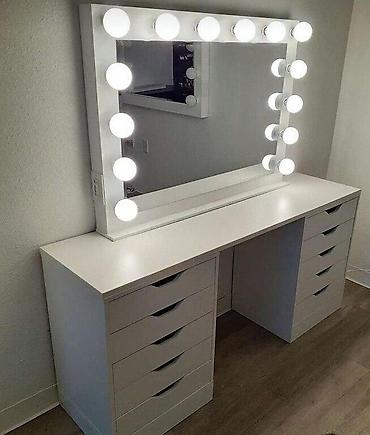 salon güzgüləri: Salon güzgüsü Fabrik istehsalı makiyaj / vizaj / gözəllik salonu — 10