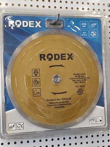 meduza disk: RODEX RRB230 almaz kəsici disk - Ölçü: 230 mm (230×2.4×10×22.23 mm) - — 1