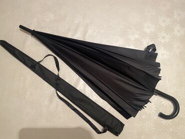 размеры зонтов: Черный аристократический зонт. Большого размера, размер в длину, не