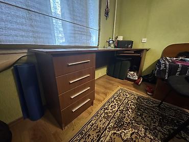evden islemek: Kompüter masası, İşlənmiş, Açılmayan, Taxta, Künc masa — 4